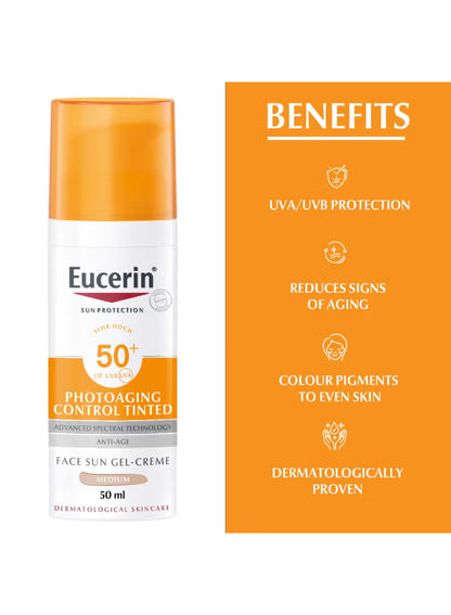 Eucerin Sun Face Photoaging Control Tinted Light SPF 50+