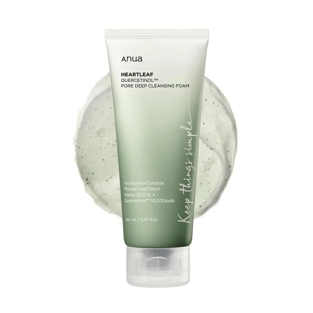 Anua Heartleaf Quercetinol Pore Deep Cleansing Foam for Clear Skin 150ml