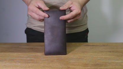 Pure First Layer Cowhide Retro Wallet