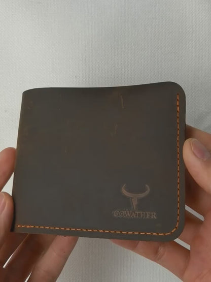 Business Fashion Men Retro Short Wallet