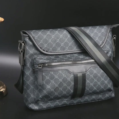 Trendy Brand Men's Crossbody Backpack Fashion Shoulder Bag