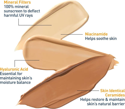 CeraVe Hydrating Mineral Sunscreen SPF 30 Face Sheer Tint