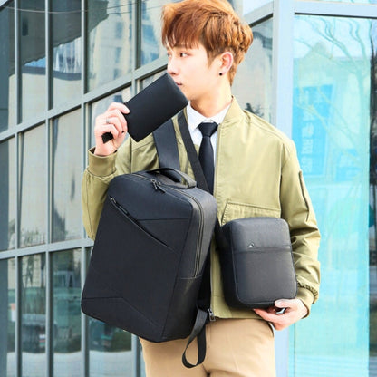 New Business Commute Business Trip Computer Backpack Men's Three-piece Set