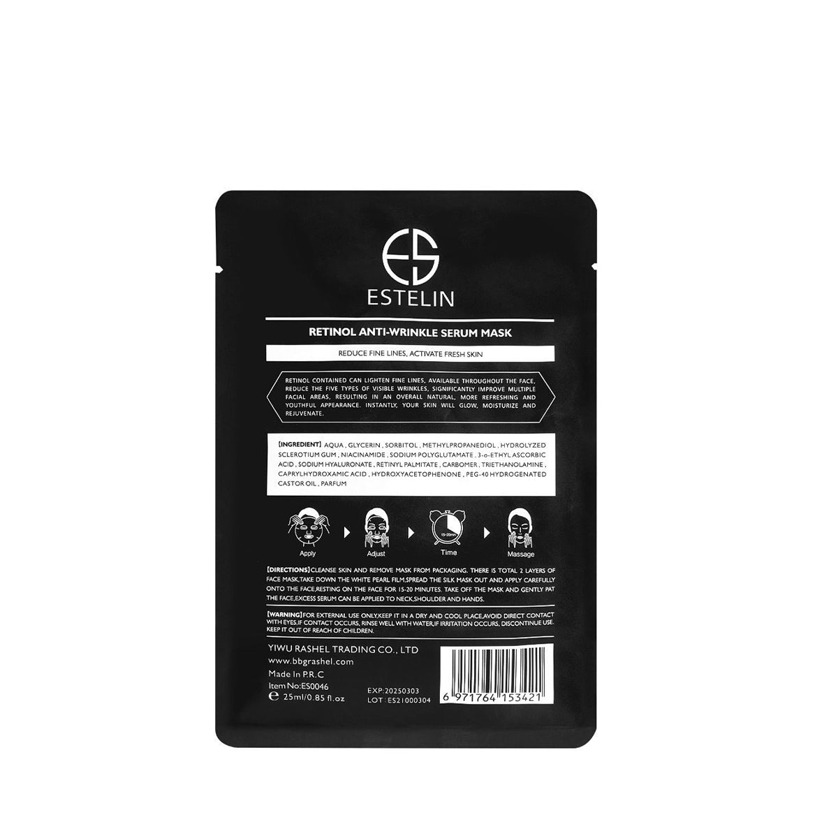 Estelin Face Serum Masks (Original)