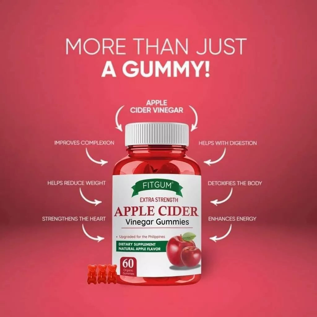 FitGum - Extra Strength Apple Cider Vinegar Gummies (Original)