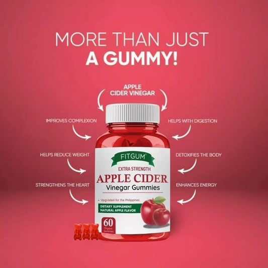 FitGum - Extra Strength Apple Cider Vinegar Gummies (Original)