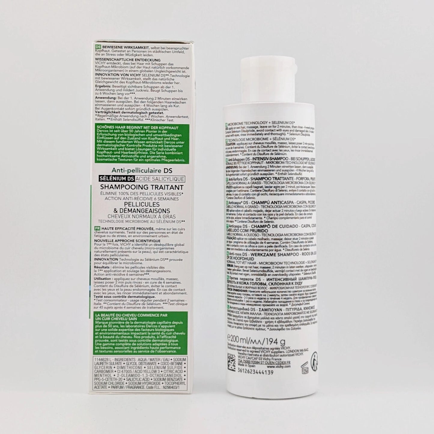 Dercos Technique Anti-Dandruff Treatment Shampoo For Oily Skin