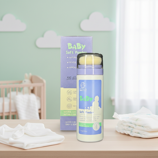 بودرة إستيلين بيبي سوفت وكريم طفح الحفاضات