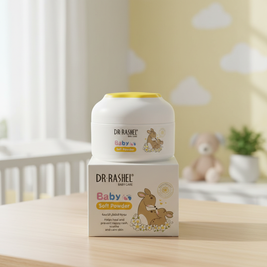 دكتور راشيل - جل مهدئ للأطفال وبودرة ناعمة (أصلي)