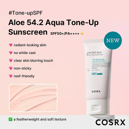 COSRX - Aloe 54.2 Aqua Tone-Up Sunscreen (Original)