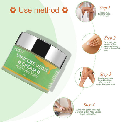 SEFUDUN Varicose Veins Cream Relief Phlebitis Angiitis 50g