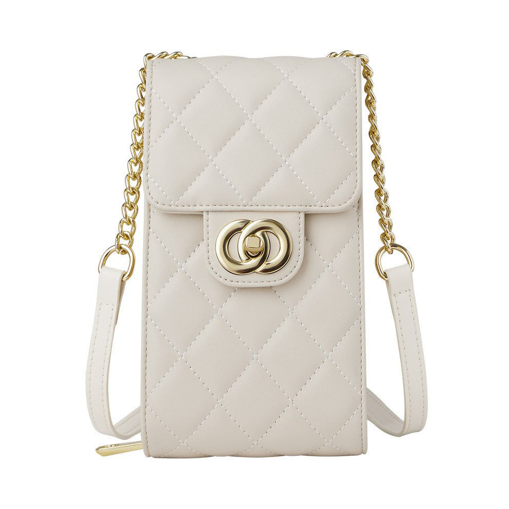 Women's Leather Mini Women's Bag Classic Mobile Phone Bag Messenger Bag