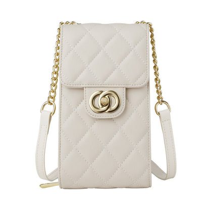 Women's Leather Mini Women's Bag Classic Mobile Phone Bag Messenger Bag