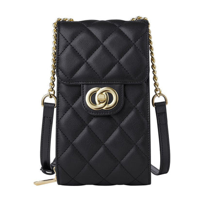 Women's Leather Mini Women's Bag Classic Mobile Phone Bag Messenger Bag